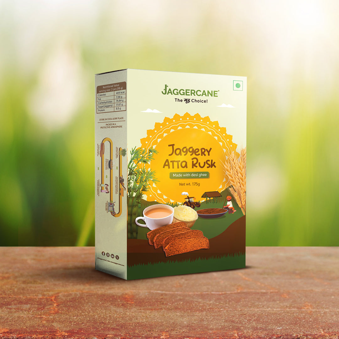 Jaggery Atta Rusk (Pack of 2)
