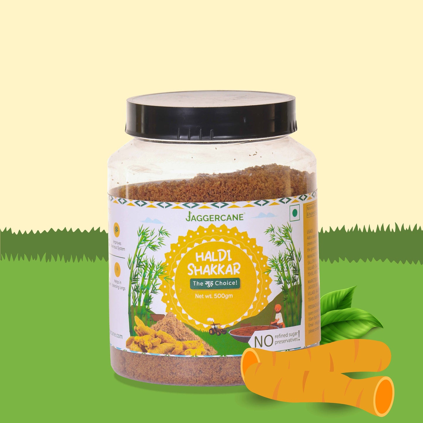Jaggercane Haldi Shakkar