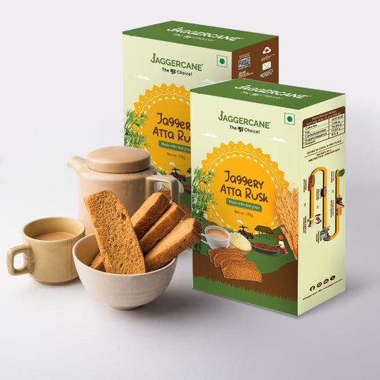 Jaggery Atta Rusk (Pack of 2)