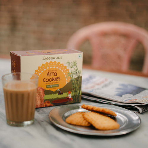 Atta Jaggery Cookies