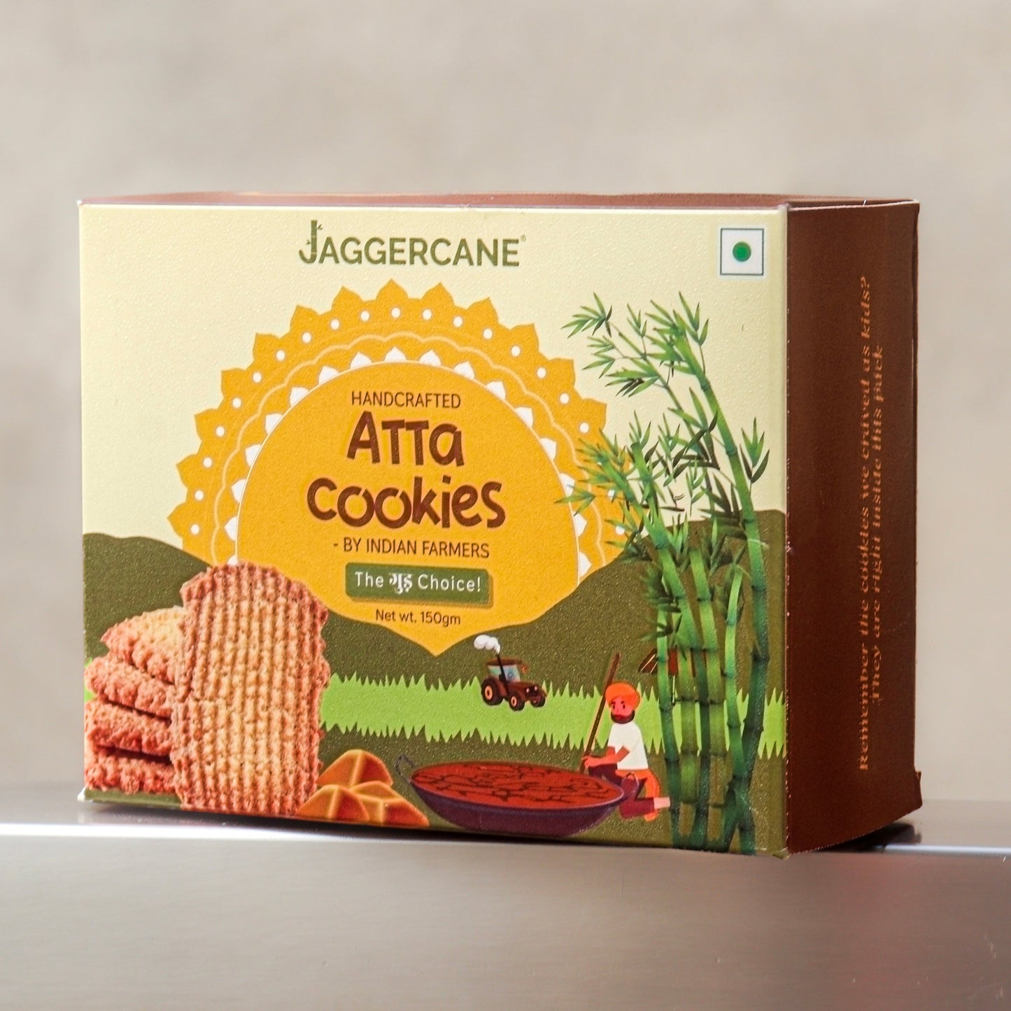 Atta Jaggery Cookies