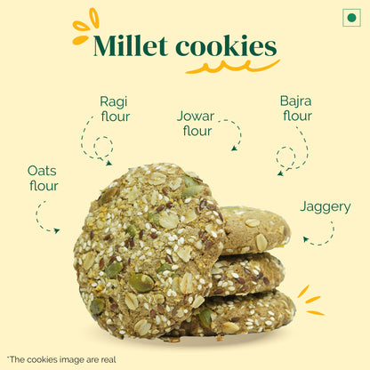 Granola+Atta Cookies+Millet Cookies